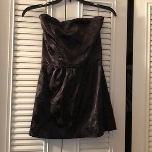 Black silk top